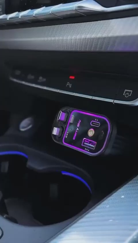 סקיי-סטאר – טעינה מהירה 4 ב-1 + תאורת LED מרהיבה